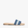 Webbing Logo Denim Slide -sandaalit Webbing Logo Denim Slide -sandaalit