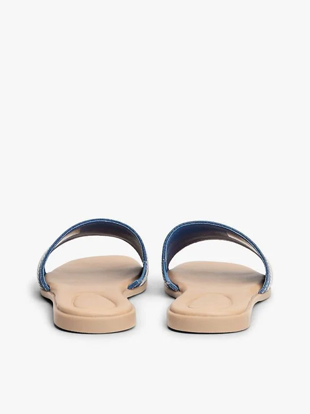 Webbing Logo Denim Slide -sandaalit Webbing Logo Denim Slide -sandaalit