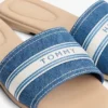 Webbing Logo Denim Slide -sandaalit Webbing Logo Denim Slide -sandaalit