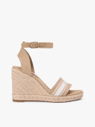 Webbing Logo Denim Wedge Espadrille Webbing Logo Denim Wedge Espadrille