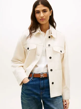 Ylisuuri twill-tyylinen työpaita Ylisuuri twill-tyylinen työpaita