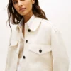 Ylisuuri twill-tyylinen työpaita Ylisuuri twill-tyylinen työpaita