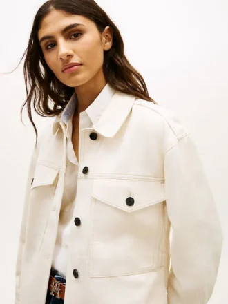Ylisuuri twill-tyylinen työpaita Ylisuuri twill-tyylinen työpaita