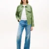 Ylisuuri twill-tyylinen työpaita Ylisuuri twill-tyylinen työpaita