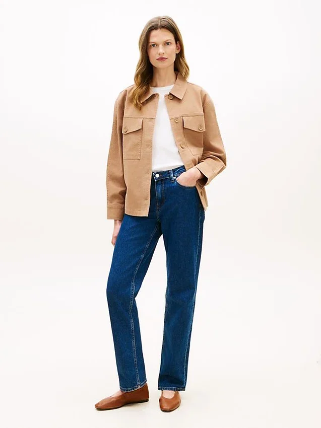 Ylisuuri twill-tyylinen työpaita Ylisuuri twill-tyylinen työpaita