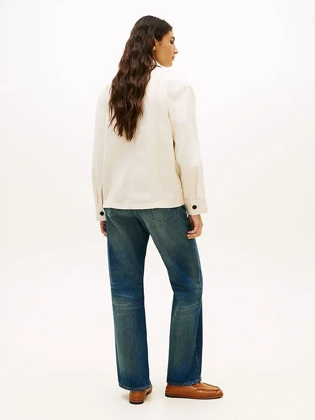 Ylisuuri twill-tyylinen työpaita Ylisuuri twill-tyylinen työpaita