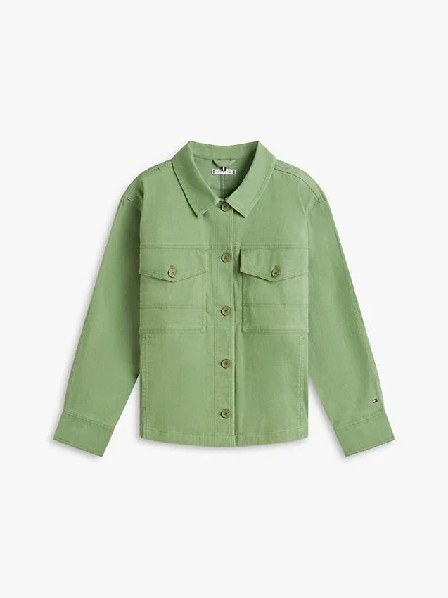 Ylisuuri twill-tyylinen työpaita Ylisuuri twill-tyylinen työpaita
