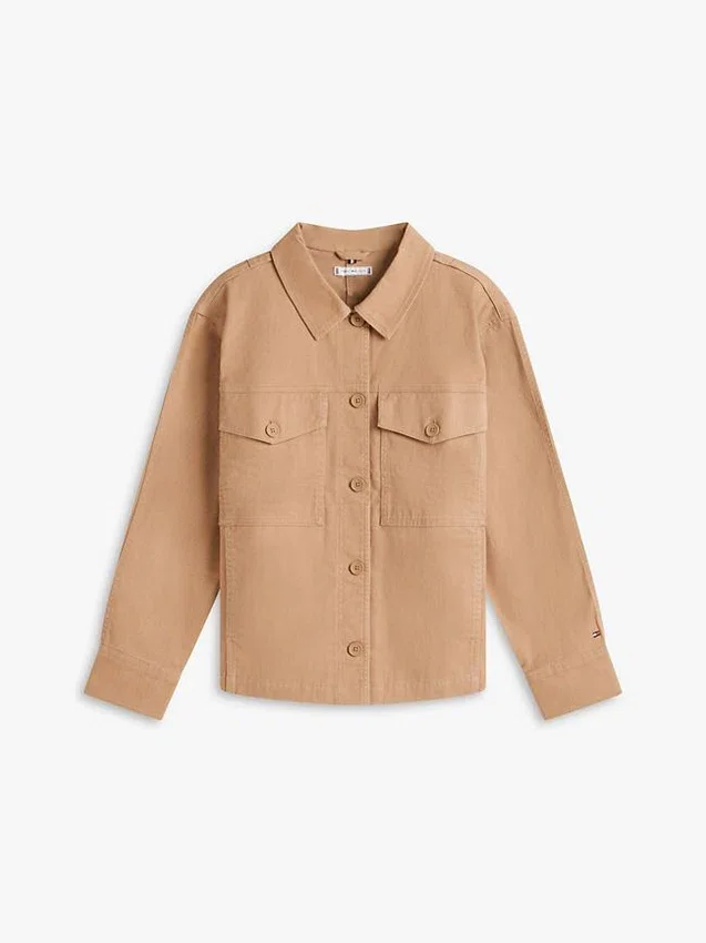 Ylisuuri twill-tyylinen työpaita Ylisuuri twill-tyylinen työpaita